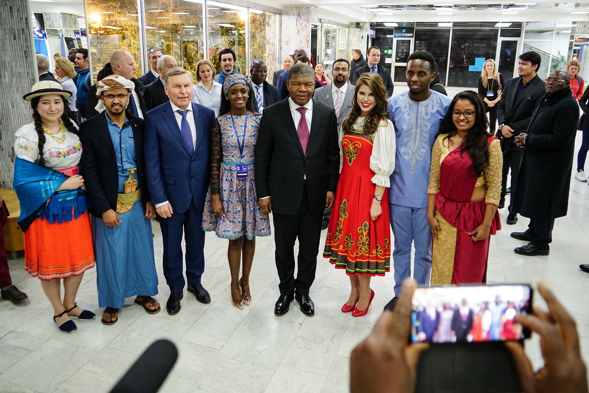Президент Анголы Жоау Лоуренсу посетил Российский университет дружбы народов